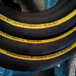 12 Bar Industrial Rubber Sandblast For Concrete Pump Sand Blasting Hose Suppliers