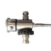 Vanne d'adaptation de station de remplissage DIN G5/8 300Bar 4500psi avec manomètre pour réservoir de cylindre Airsoft PCP Paintball HPA