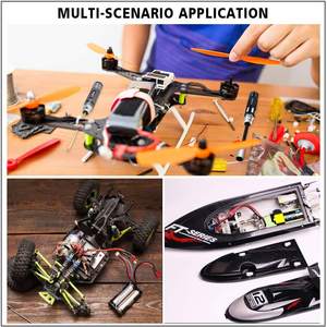 RC 도구 금속 육각 드라이버 세트 알렌 드라이버 플랫 헤드 육각 드라이버 렌치 도구 키트 10-in-1 RC 쿼드콥터 헬리콥터 - Product Image 4