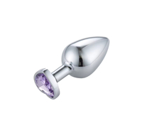 Plug anal en métal de marque privée, base poker (Pique, Cœur, Épée, Trèfle), avec gemmes remplaçables, pour hommes et femmes