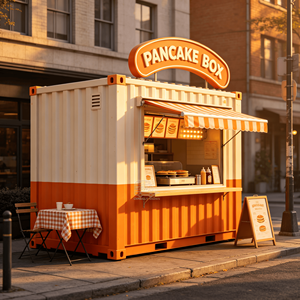 ร้านอาหารสำเร็จรูป ครัวเคลื่อนที่แบบตู้คอนเทนเนอร์ ร้านเบเกอรี่แบบตู้คอนเทนเนอร์ ครัวเคลื่อนที่สำเร็จรูป - Product Image 3