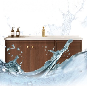 Medieval style bathroom cabinet new bathroom wash basin cabinet combination integrated basin ceramic - Product Image 6