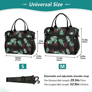 Sac isotherme Aloha Collection Ohia Lehua, motif floral, pour la plage, avec logo personnalisé, sac à déjeuner isolé pour femmes - Product Image 2