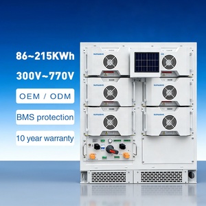 Sunwave 100kWh 150kWh 200kWh 250kWh 300kWh lityum iyon piller paketi ticari güneş sistemi için enerji depolama sistemi - Product Image 1