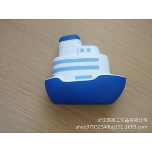 Pu Foam Boat Toy High <b>Rebound</b> Stress Relief Indoor Outdoor Play 2 To 4 Years Ready To Go Plastic Hull - Product Image 1