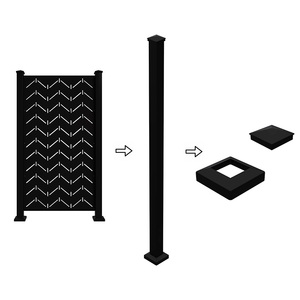 Decorative Screen Laser Cut Stair Aluminum Railing <strong>Panels</strong> Wall Exterior Factory Supply - Product Image 6