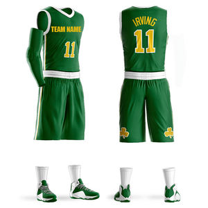 2026年新款高品质定制设计篮球球衣篮球服套装OEM全热升华印字球队 # 11 # 21 - Product Image 1