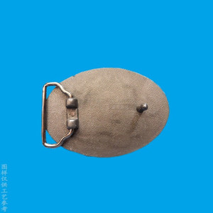 Hebilla de cinturón de aleación con diseño de héroe olvidado de Vietnam, color plata envejecida, para hombre, estilo motociclista - Product Image 2