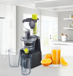 Presse-agrumes lent Presse à froid à grande bouche Machine à fruits orange commerciale Jus de légumes domestique électrique Presse-agrumes lent multifonctionnel - Product Image 4