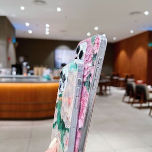 Nueva Funda para Teléfono con Diseño de Flores Brillantes y Pintura al Óleo para iPhone 11 12 13 14 Pro Max X XS XR 7 8 SE - Product Image 6