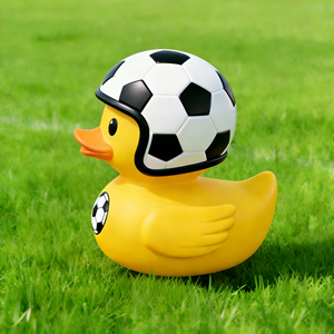 ברווז ויניל בנושא אליפות כדורגל - פריט אספנות לקידום טורניר בהתאמה אישית - Product Image 2