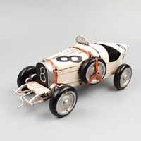 1924 Bugatti TYPE35 modèle de voiture de sport fer travail Vintage Vintage voiture fenêtre Collection décoration pièces