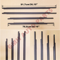 Joint d'étanchéité extérieur en feutre pour vitres avant et arrière 68160-52140 68210-52140 68180-52120 68230-52120 pour Toyota Ractis 2005-2010