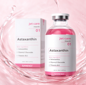 Ampoule d'astaxanthine hydratante en profondeur, sérum Jet Care, rajeunissement de la peau, amélioration de l'élasticité de la peau, OEM/ODM - Product Image 3