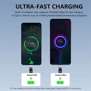 Câble de charge USB5 avec chargement <span class=keywords><strong>super</strong></span> rapide PD240W et vidéo 16K à 80Gbps - Product Image 5