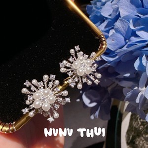 Conjunto de Joyería Vintage con Circonita Cúbica Sintética: Collar con Estrellas en el Cielo y Pendientes Geométricos de Pez de Alta Joyería con Cuentas <span class=keywords><strong>Ji</strong></span> Bei - Product Image 3