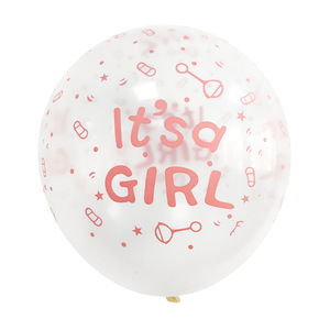 Globos de látex de 12 pulgadas para baby shower, revelación de género, <span class=keywords><strong>es</strong></span> niña o niño, globos para decoración de fiestas - Product Image 5