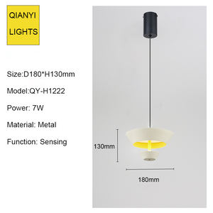 Lampadario Nordico Postmoderno in Alluminio per Sala da Pranzo, Semplice e Minimalista per Camera da Letto, Soggiorno e Ristorante - Product Image 5