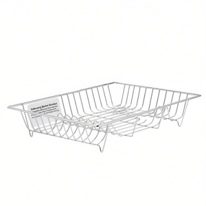 Dishwashing Basket Without Decoration Stainless Steel Dish <b>Rack</b> For Kitchen Draining - Product Image 2