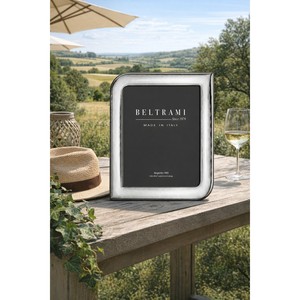 Beltrami Photo <b>Frame</b> <b>4x6</b> Silver Plated Metal Made In Italy - Product Image 3