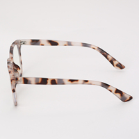 Lunettes de vue légères pour femmes avec monture PC et verres AC, logo personnalisé, plusieurs couleurs au choix, monture carrée, étui inclus - Vente en gros OEM