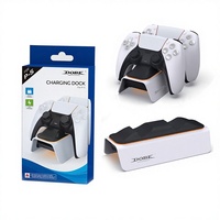 Station de charge pour manette PS5, chargeur double, station de charge avec indicateur LED, base de charge rapide, modèle TP5-0521E