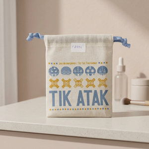 Sac à cordon en toile, vente en gros, logo personnalisé, sacs de rangement réutilisables - Product Image 1