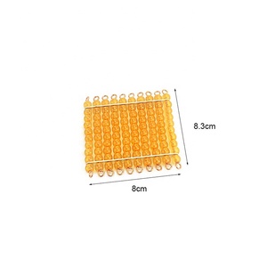 Bán buôn Mầm Non Bằng Gỗ Montessori Vàng Nguyên Liệu Hạt Cá Nhân đồ chơi giáo dục Toán Học Thiết Lập - Product Image 6