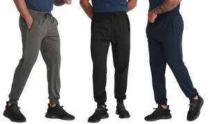 Pantalones de chándal para hombre Joggers Jogging Workout Pantalones atléticos con bolsillos con cremallera Conjunto de 3 piezas para correr Gimnasio Senderismo - Product Image 2