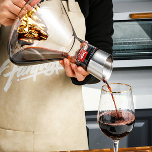 Iceberg Estilo Cascada moderno cristal transparente <span class=keywords><strong>de</strong></span> gama alta Jinshan <span class=keywords><strong>vino</strong></span> <span class=keywords><strong>tinto</strong></span> sostenible filtro rápido decantador <span class=keywords><strong>dispensador</strong></span> <span class=keywords><strong>de</strong></span> <span class=keywords><strong>vino</strong></span> - Product Image 4