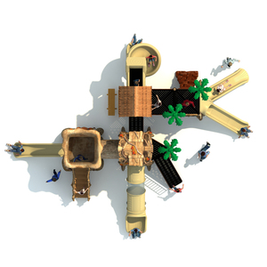 Produttore personalizzato grande parco giochi per bambini parco giochi nuovo a tema dinosauro combinazione scivolo - Product Image 6