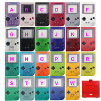 Pièces de réparation de coque de boîtier complet pour console de jeu Gameboy GB pour GBO DMG convient pour écran laminé Q5, V5 sans besoin de coupe
