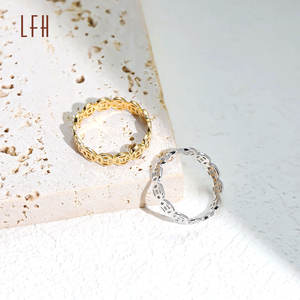 卸売コインパーソナリティリング18金本物のゴールド幸運のお守りリングコインリングサウジゴールドジュエリー質入れ可能18金オロ18金オリジナル - Product Image 6