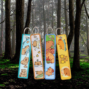 Llavero Colgante de Regalo con Diseño de Anime y Dibujos Animados: <span class=keywords><strong>Totoro</strong></span>, Bola de Carbón, Aleación, Impresión Digital, Tejido, Cara de <span class=keywords><strong>Chihiro</strong></span>, Diseño Masculino Sin Rostro - Product Image 3