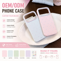 Coque de téléphone personnalisée en TPU à pois, esthétique et tendance, avec motifs multicolores pour iPhone 18 17 16 15 14 Pro Max
