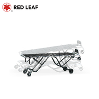Chariot de cadavre d'hôpital d'équipement médical civière de transport funéraire