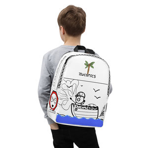 IW Comics # Zaino Minimalista Impermeabile per Ragazze 41, Motivo Cartone Animato, Fodera in Nylon, Chiusura con Cerniera - Product Image 4