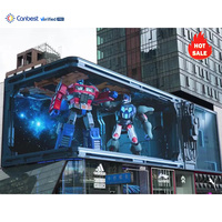 Panneau mural Led 3D 4D, grand écran d'affichage publicitaire, pour la construction, surface publicitaire, prix