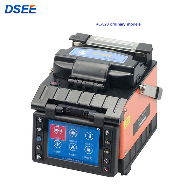 China Factory Price JILONG KL-520 FTTH Fusion Splicing Machine & Splicer 12 Month Warranty AC 100-240V 2500 Times Electrode Life