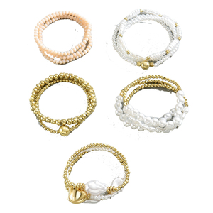 Hot Selling Light Luxury Simple Design Handmade Pearl Beaded <b>Bracelet</b> Personalized Women's <b>Bracelets</b> Fashion Jewelry Wholesale - Product Image 6