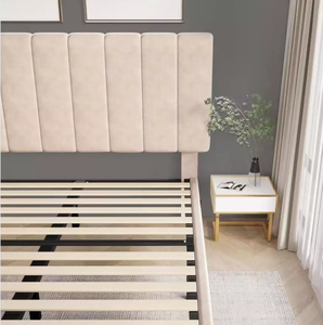 Khung giường vải có thể điều chỉnh với USB-Phù hợp với tất cả các kích thước tiêu chuẩn, lắp ráp dễ dàng-Chỉ đơn đặt hàng container số lượng lớn - Product Image 5