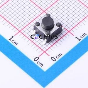 TSD003B05018A33 Tactile Switch SMD-4P,6x6mm Switch Round Button 1.8N Vertical Mount 6mm - Product Image 1