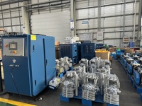 Compresseur silencieux haute pression 420 bars 9 kW 400 L/min pour la plongée, les secours incendie et l'alimentation en air industriel