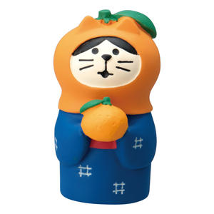 Miniatura Decorativa in Resina a Forma di Gatto della Serie Arancione Zakka Giapponese, Ornamento Carino per Casa, Regalo, Scena Fotografica in Miniatura - Product Image 6