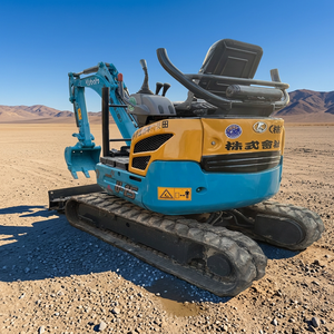 Mini-excavatrice U15 de 1,5 tonne, compacte, sur chenilles, avec godet de terrassement, pour travaux de construction et utilisation agricole, en bon état - Product Image 1