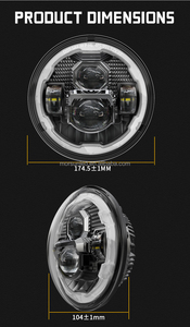 <span class=keywords><strong>2022</strong></span> 7 ''motocicleta Led faro reemplazo 84W JK faro para Jeep Wrangler 07-17 Led faro para <span class=keywords><strong>Land</strong></span> <span class=keywords><strong>Rover</strong></span> <span class=keywords><strong>Defender</strong></span> 90 - Product Image 6