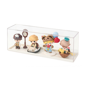Vitrina Antipolvo de Alta Transparencia para Figuras, 4 Colores, con Base Estable para Juguetes de Moda, Modelos y Figuras - Product Image 1