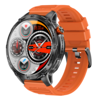 Smartwatch sportivo da uomo K69 con torcia, chiamate Bluetooth, schermo AMOLED da 1,75 pollici, cardiofrequenzimetro, impermeabilità IP68 3ATM, orologio smart per la salute.
