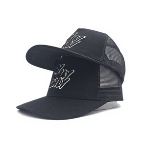 Gorra Trucker Personalizada OEM Estilo Skater Grunge con Bordado de Logotipo 3D, Gorras Deportivas con Estampado, Gorra de Malla de 5 Paneles en Blanco de Alta Calidad, Accesorio de Moda - Product Image 3