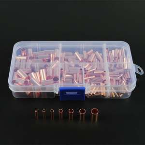 Conectores de tubo de cobre sin oxígeno GT1-6mm (250 piezas) con tubo termorretráctil y kit de herramientas de crimpado - para cableado eléctrico - Product Image 4